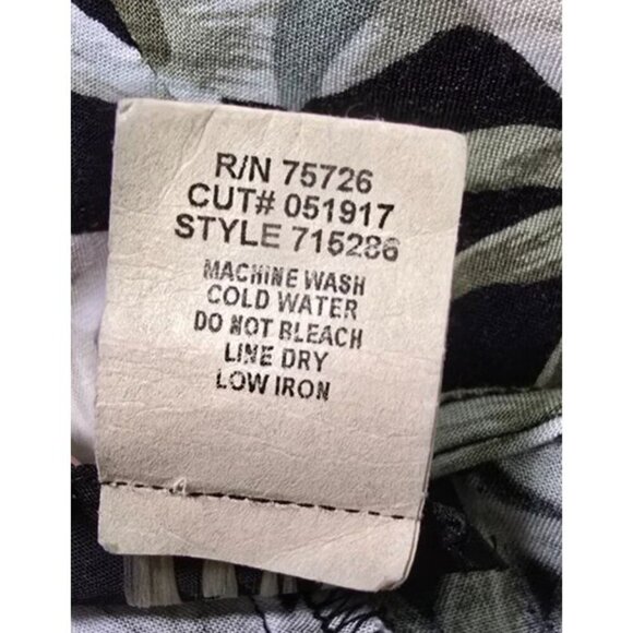 Vtg TEDDI Woman Maxi Dress Sz 22W Floral Boho Beach Tropical Pintucked Tie Waist - Picture 10 of 12